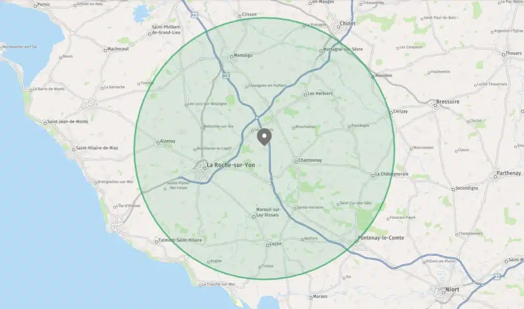 Entretien extérieur en Vendée | Le Joncour Espace Vert. Zone d'intervention de Le Joncour Espace Vert en Vendée : Saint-Martin-des-Noyers, La Roche-sur-Yon, Les Essarts et Chantonnay, Les Herbiers.